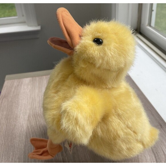 Folkmanis Duckling Hand Puppet Realistic Yellow Duck Plush! Pre-Owned! - Picture 4 of 8